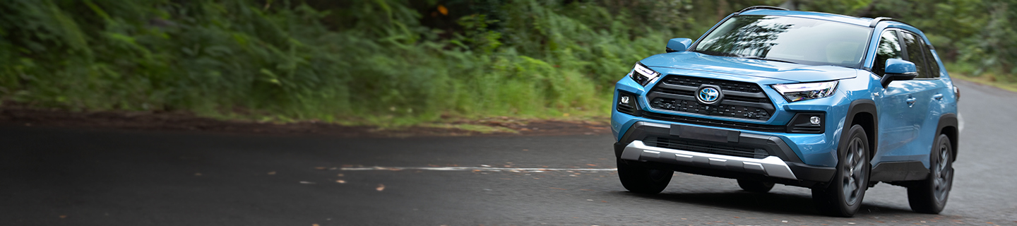 Toyota RAV4 on the road